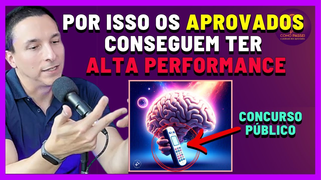 Como Estudar e ter Alto Rendimento para Passar no Concurso Público