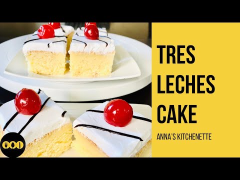 Tres Leches Cake | 3 Milk Cake | Quick and Easy #treslechescake #milkcake