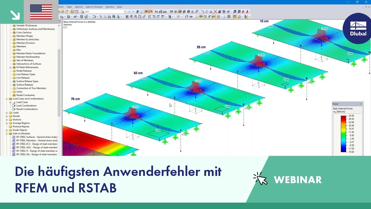 Die häufigsten Anwenderfehler mit RFEM und RSTAB