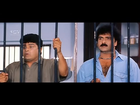 Prema Locks Ravichandran & Mandya Ramesh in Kitchen - Kanasugara Kannada Movie Comedy Scenes