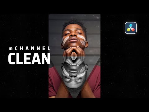 mChannel Clean DV — Clear Design Channel Graphics Pack for DaVinci Resolve — MotionVFX