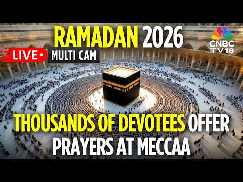 Makkah LIVE: Thousands of Devotees Gather in Mecca, Saudi Arabia | Taraweeh Makkah | Ramadan | N18G