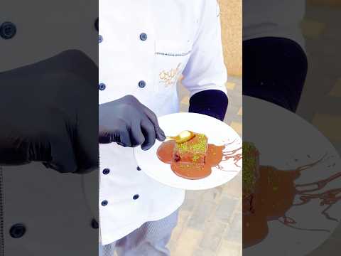 DUBAI TRENDING KUNAFA BROWNI CAKE 🔥 BY CHEF ADEEB FARHAN