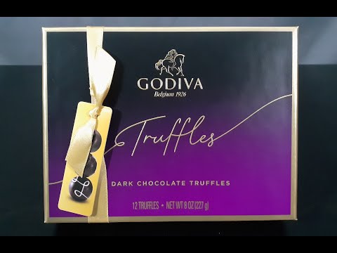 Godiva Chocolatier Dark Chocolate Truffles ~ Food Review