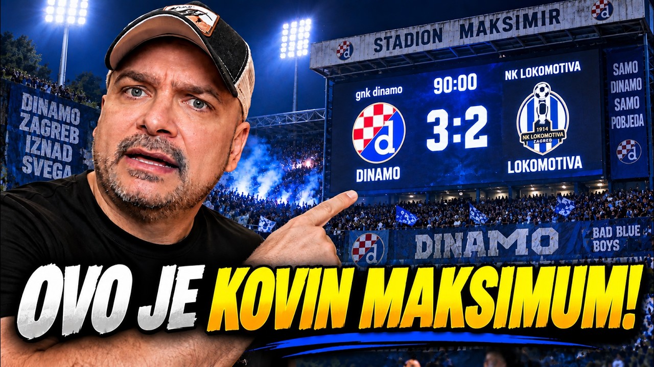 DINAMO vs LOKOMOTIVA 3:2! DOBRO SE RADILO!