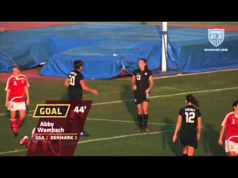 WNT vs. Denmark: Abby Wambach Goal - Feb. 29, 2012