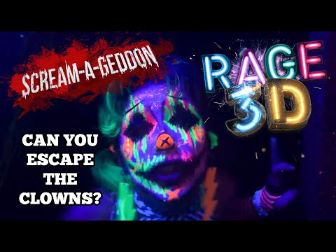 Escape The Clowns Inside The Scream-A-Geddon Rage 3D Haunted House! Join Our Walkthrough!