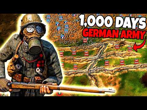 I Spent 1,000 Days in WW1 GERMAN ARMY in this TRENCH WAR SIMULATOR!