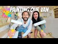 Painting our VAN! It took us 3 DAYS