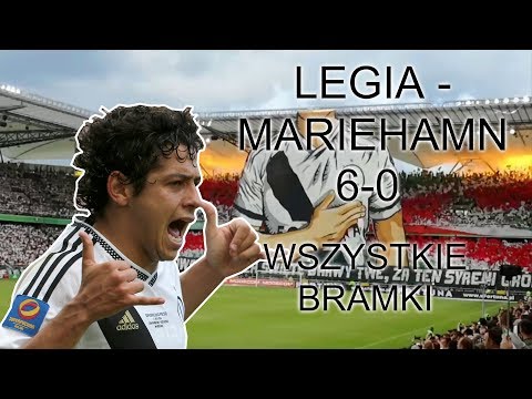 EL. Ligi Mistrzów: Legia-Marienhamn 6-0 WSZYSTKIE BRAMKI