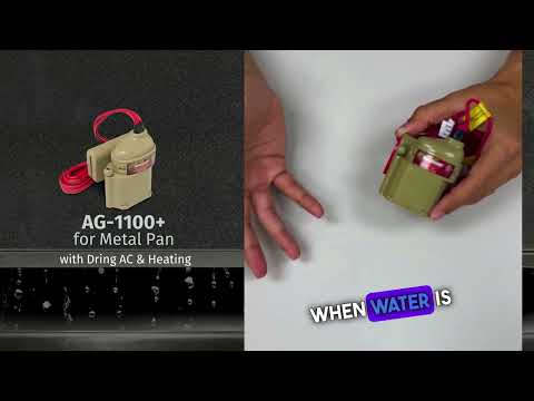 AquaGuard AG1100+ Magnetic Condensate Switch Demo by Dring AC and Heating