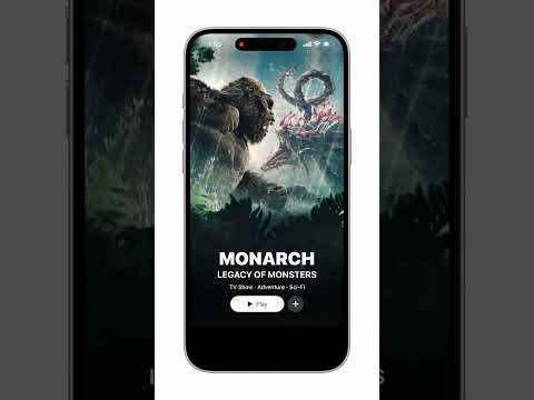 SwiftUI Animated Carousel from AppleTV App | #apple #animation #ios thumbnail