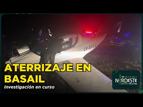 🛬 Aterrizaje de emergencia en Basail: los pilotos están ilesos y la Policía investiga