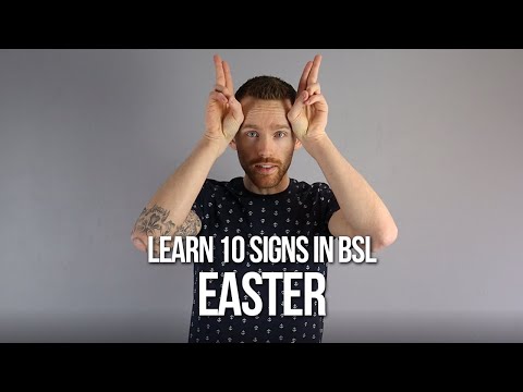 How to Sign Easter Day in BSL