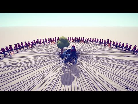100x HARPOONER circle vs every unit in..tottaly accurate battle simulator TABS