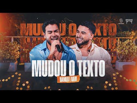 Danilo e Davi - Mudou O Texto on Spotify Charts