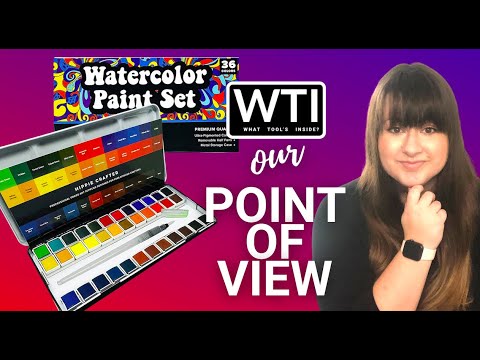Hippie Crafter Watercolor Paint Set - WTI product video review