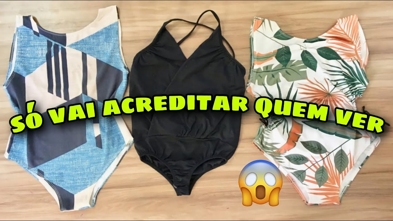 Veja o Que Essa Mulher Fez Com Maiô / Body Velho I Você Vai Se Surpreender !