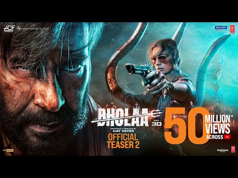 Bholaa Official Teaser 2 | Bholaa In 3D | Ajay Devgn | Tabu | 30th March 2023