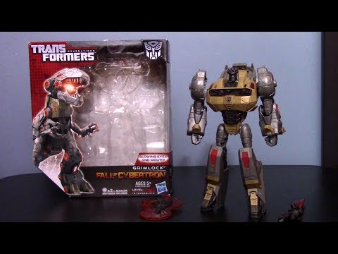 Transformers Fall of Cybertron Voyager Grimlock Figure Review