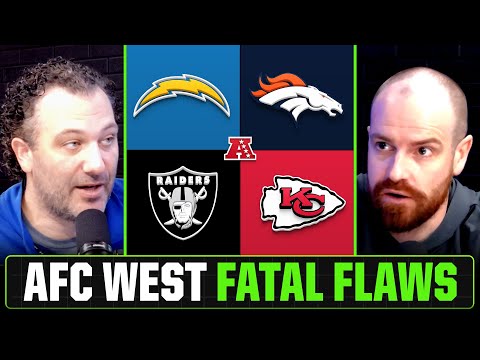 The BIGGEST Flaw On Each AFC West Team 👀