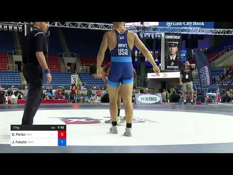 77 Kg Rr Rnd 4 - Quentin Perez, Navy-Marine Corps Mat Club Vs Jared Fekete, North Carolina 10e0