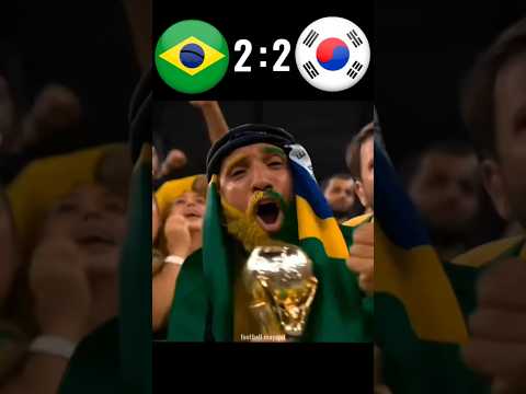 Brazil vs South Korea world Cup imaginary goal #football #cr7 #shorts