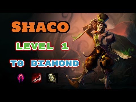 Shaco Jungle level 1 to Diamond [League of Legends] Full Gameplay - Infernal Shaco