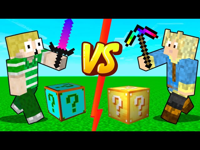 MIKKEL vs Emil // VILD Lucky Block KRIG!!