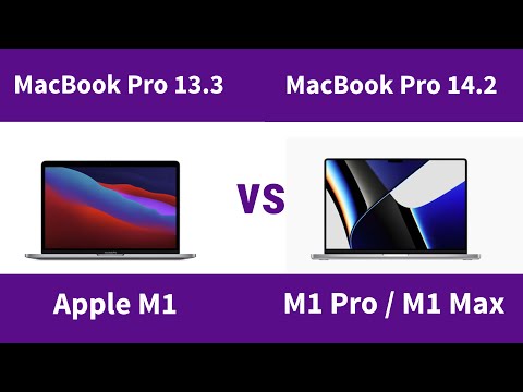 M1 Max MacBook Pro 14  vs M1 MacBook Pro 13. Apple M1 vs M1Pro &  M1 Max ! Wo sind die Unterschiede?