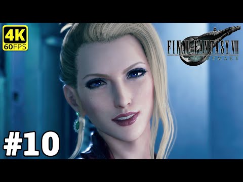 Final Fantasy 7 Remake - Part 10 (Hard Mode) Gameplay Walkthrough | 4K No Commentary