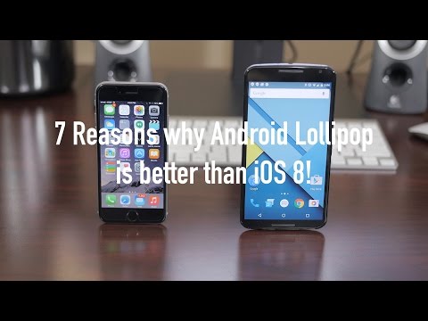 7 Reasons why Android 5.0 Lollipop is better than iOS 8!