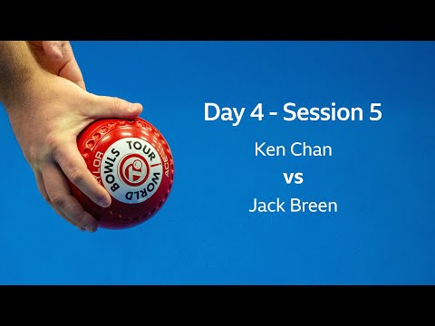 Just. 2020 World Indoor Bowls Championships: Day 4 Session 5 - Ken Chan vs Jack Breen