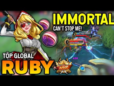 RUBY BEST BUILD 2022 | TOP GLOBAL RUBY GAMEPLAY | MOBILE LEGENDS✓