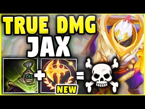 THIS NEW KEYSTONE GIVES JAX UNLIMITED TRUE DAMAGE! (4500+ TRUE DAMAGE) - League of Legends