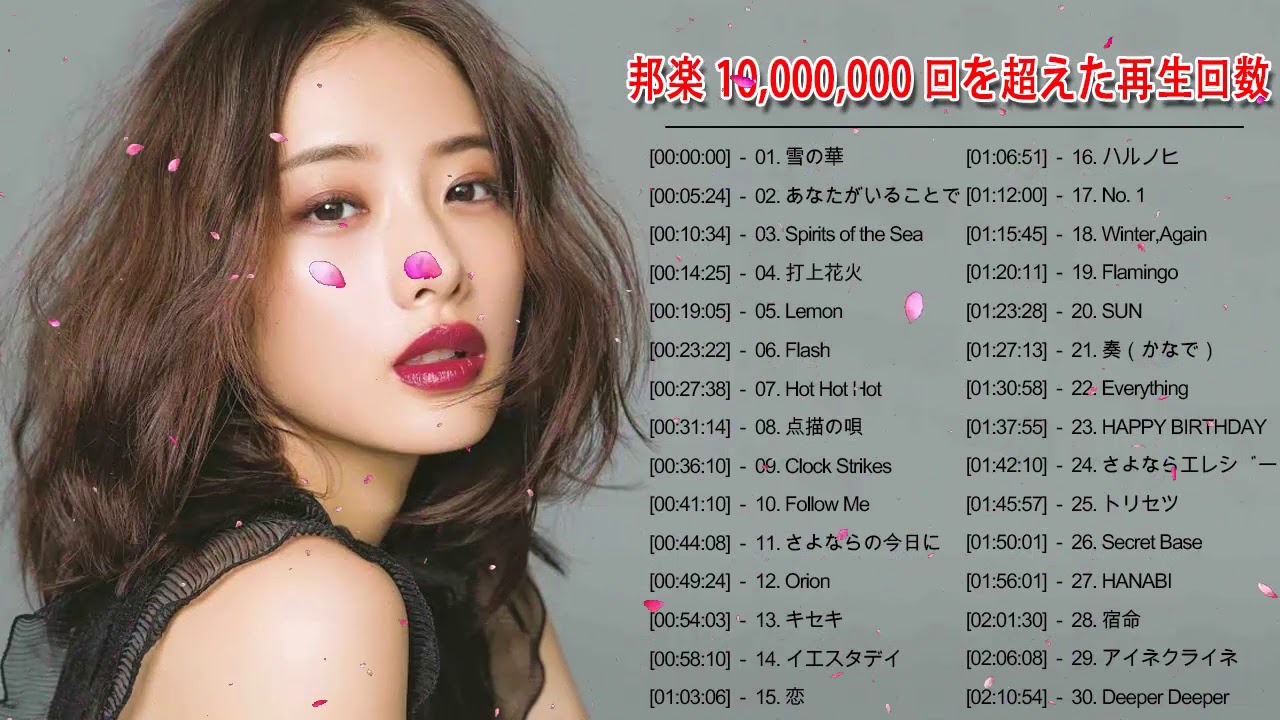 邦楽 10,000,000 回を超えた再生回数 ランキング 名曲 メドレー