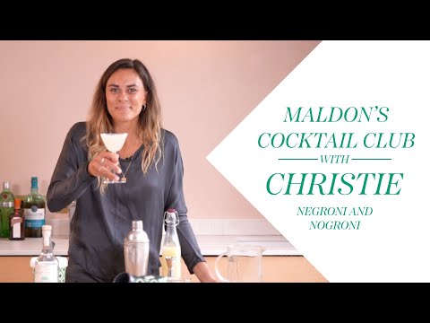 How to make an incredible Negroni and an alcohol free Nogroni - Maldon Cocktail Club
