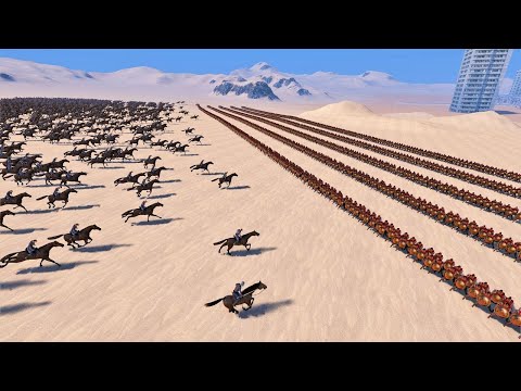 Can FIVE Spartan Lines Stop Cavalry Charge? Ultimate Epic Battle Simulator - UEBS