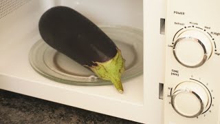 Tasty microwave eggplant recipe, so easy and quick! Healthy lazy recipe