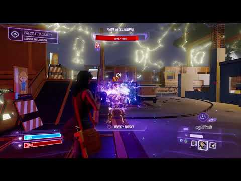 Agents of Mayhem - Press X To Object: Get to Hellbarge & Survive The Ambush Pride Commander Fight