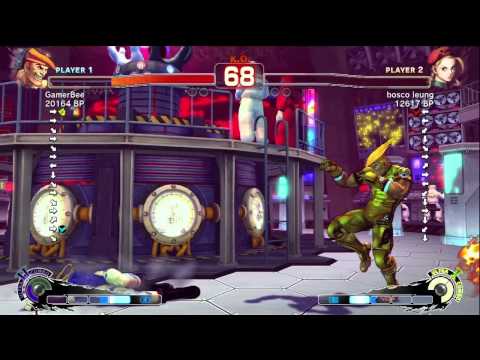 GamerBee [Adon] vs bosco leung [Cammy] SSF4 Japanese Online Ranked Matches - TRUE-HD