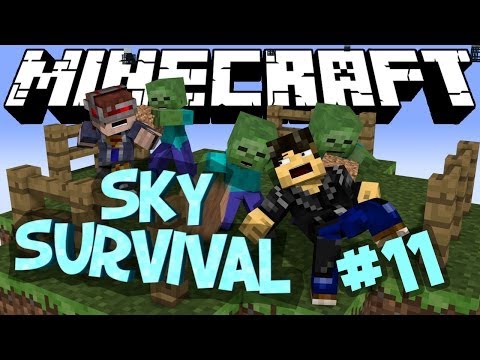 XerainGaming - Minecraft - "SKY SURVIVAL" Part 11: Entering The Nether!