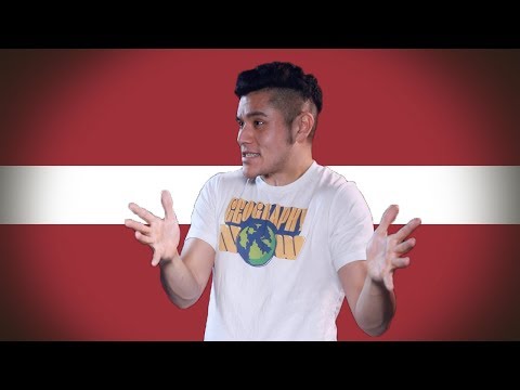 フラグ/ファンフライデーLATVIA（地理ナウ! (Flag/ Fan Friday LATVIA (Geography Now!))