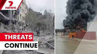 Iran threatens to 'rain fire' as the world waits for Trump's response | 7NEWS 