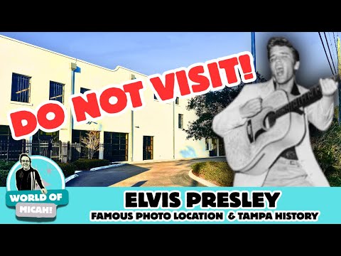 Elvis Presley in Tampa Florida | 1955-1976 History! Where the Famous "Tonsil" Photo was taken!