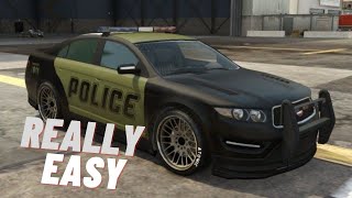 How to modify a police car in GTA 5 Online