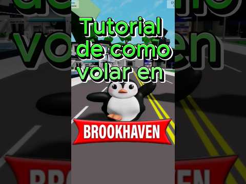 COMO VOLAR EN BROOKHAVEN 🙀🐧 #roblox #brookhavenmemes #robloxshorts