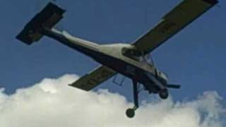 preview picture of video 'Wilga PZL 104 STOL Landing Pilot Brett Dance Kingsley Airfield 5-23-09'