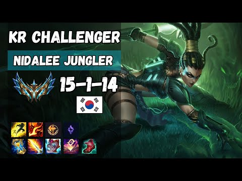KR 1078 LP Challenger Nidalee vs Kindred jungle - KR Challenger Patch 14.9 | League of Legends |